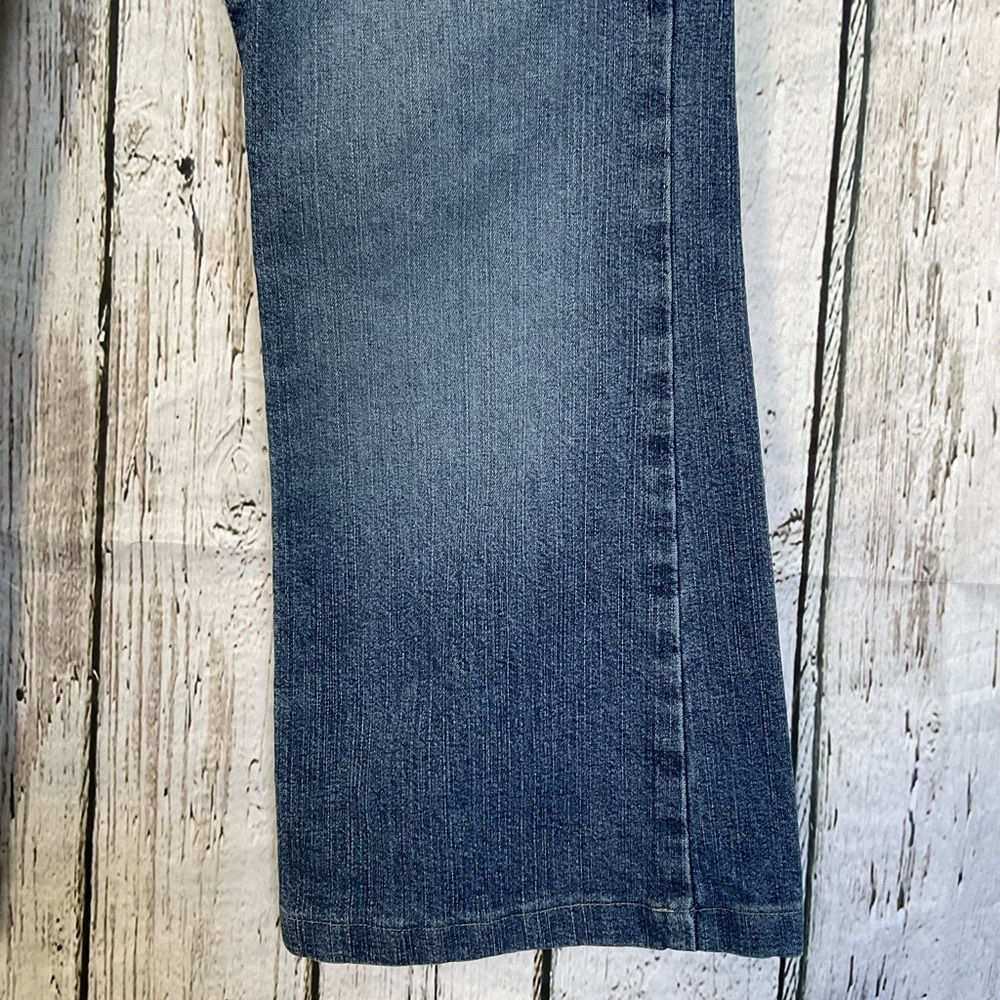 Vintage Y2K Tommy Jeans Flare Denim Tommy Hilfiger Double Button sz 11 Jeans - Picture 3 of 10